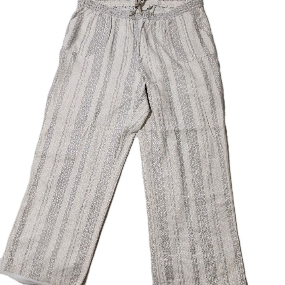 C est 1946 Linen Blend Pants Size 22-24 Pull On With Pockets.  New